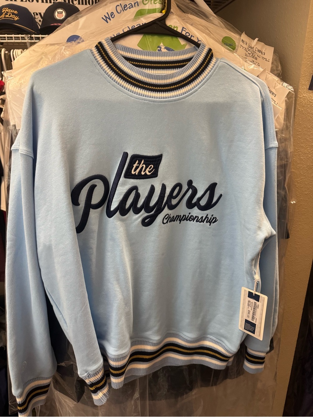 Light Blue 'The Players' Championship Crewneck Sweater - Women's